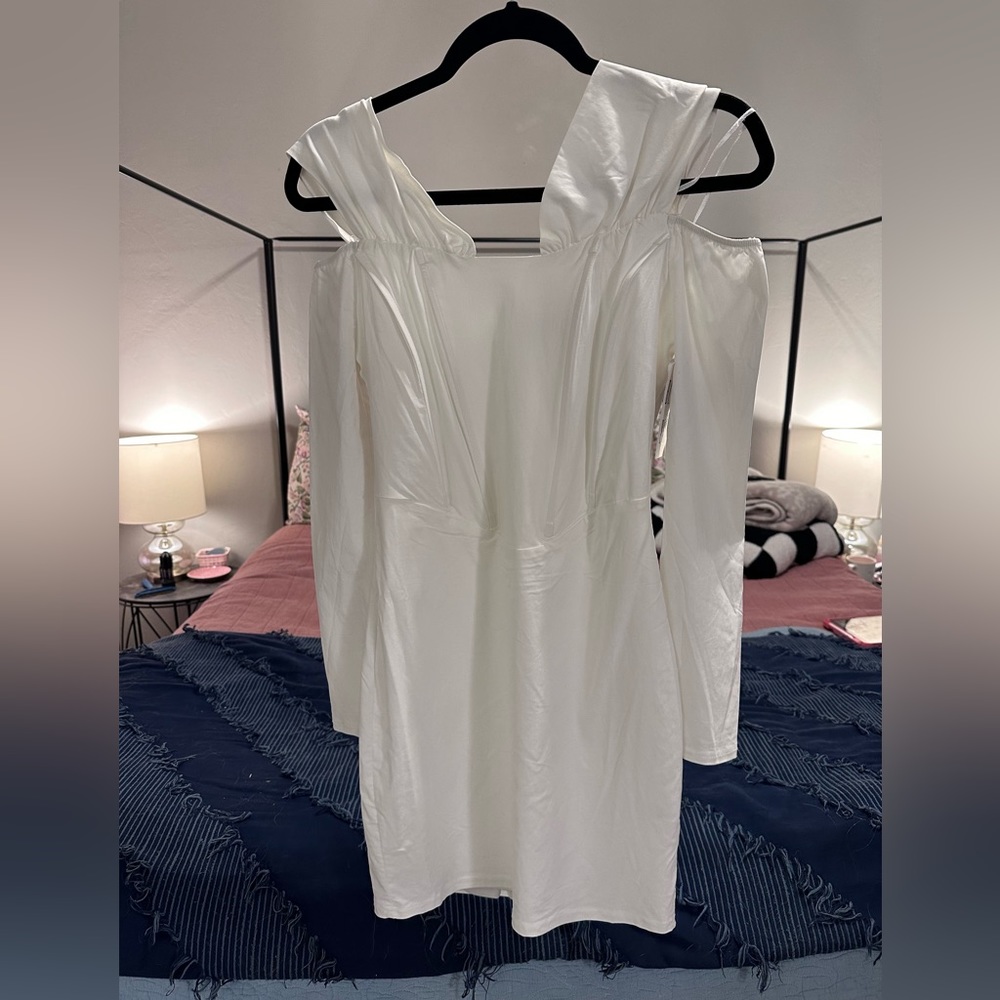 Off The Shoulder Long Sleeve Dress